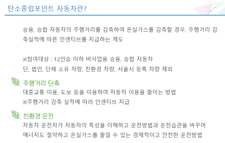 탄소중립포인트-에너지 자동차-스타벅스-적립방법