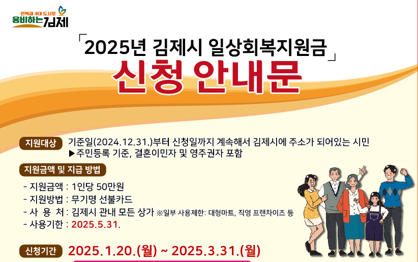 민생회복지원금-지원 도시-신청 방법