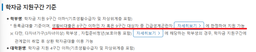 학자금대출-신청 조건-상환 방식
