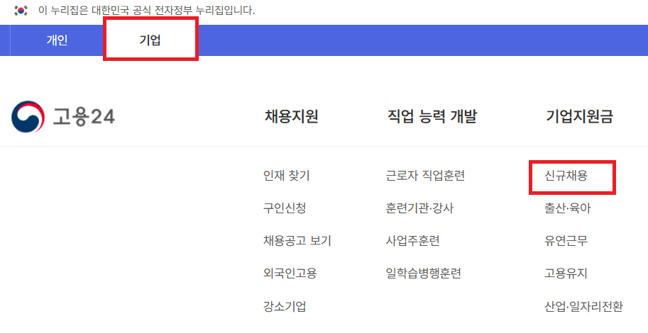 청년일자리도약장려금-사업 내용-유형 2